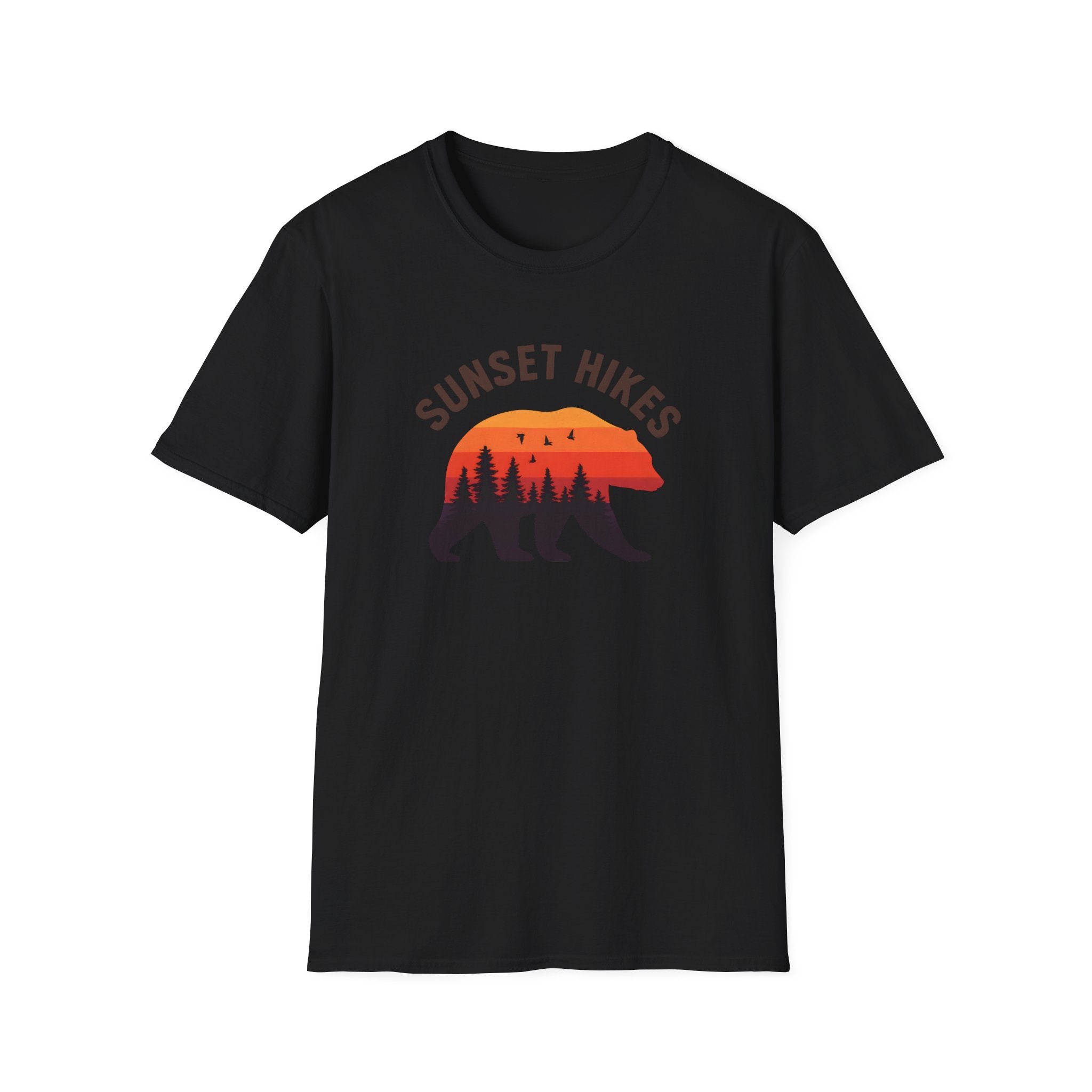 Bear Silhouette at Sunset T-Shirt