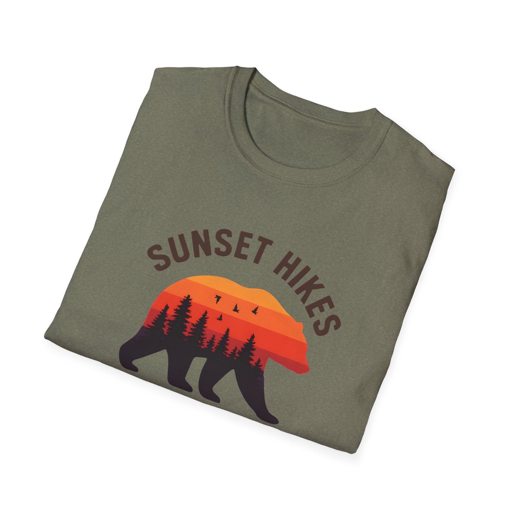 Bear Silhouette at Sunset T-Shirt
