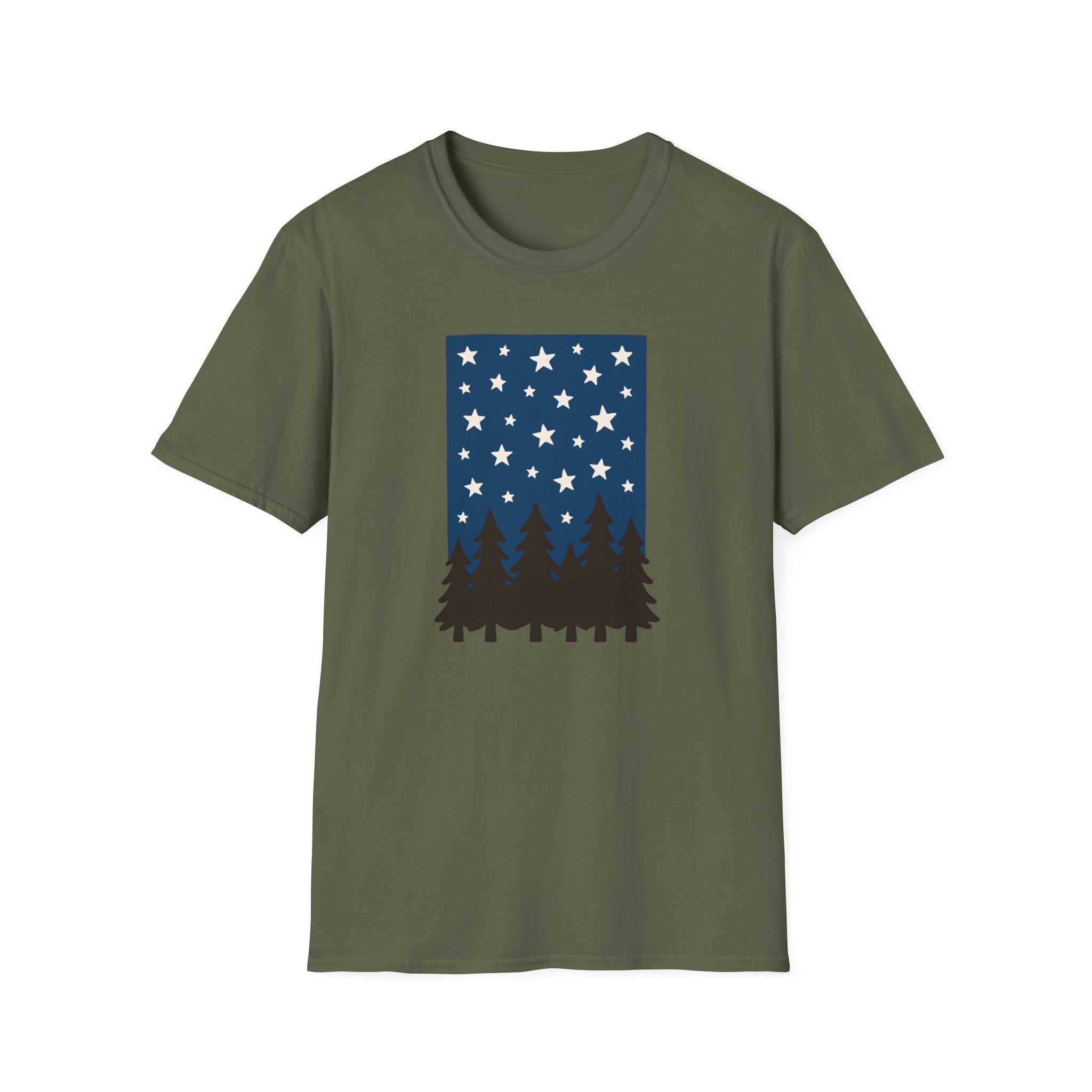 Starry Night Forest T-Shirt