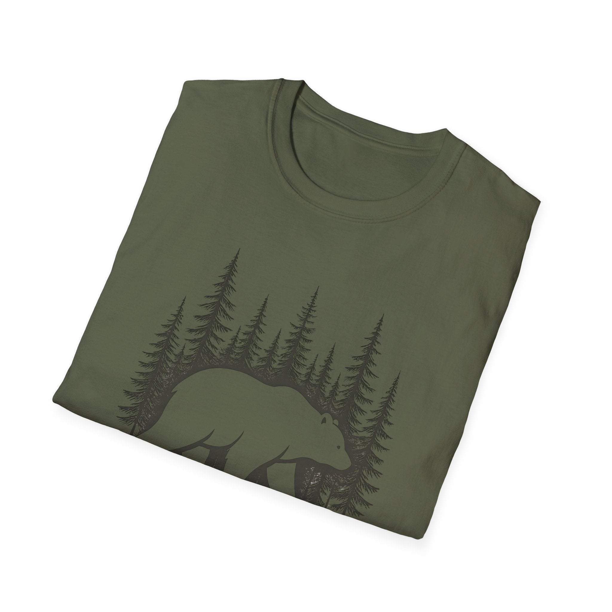 Forest Bear Silhouette T-Shirt
