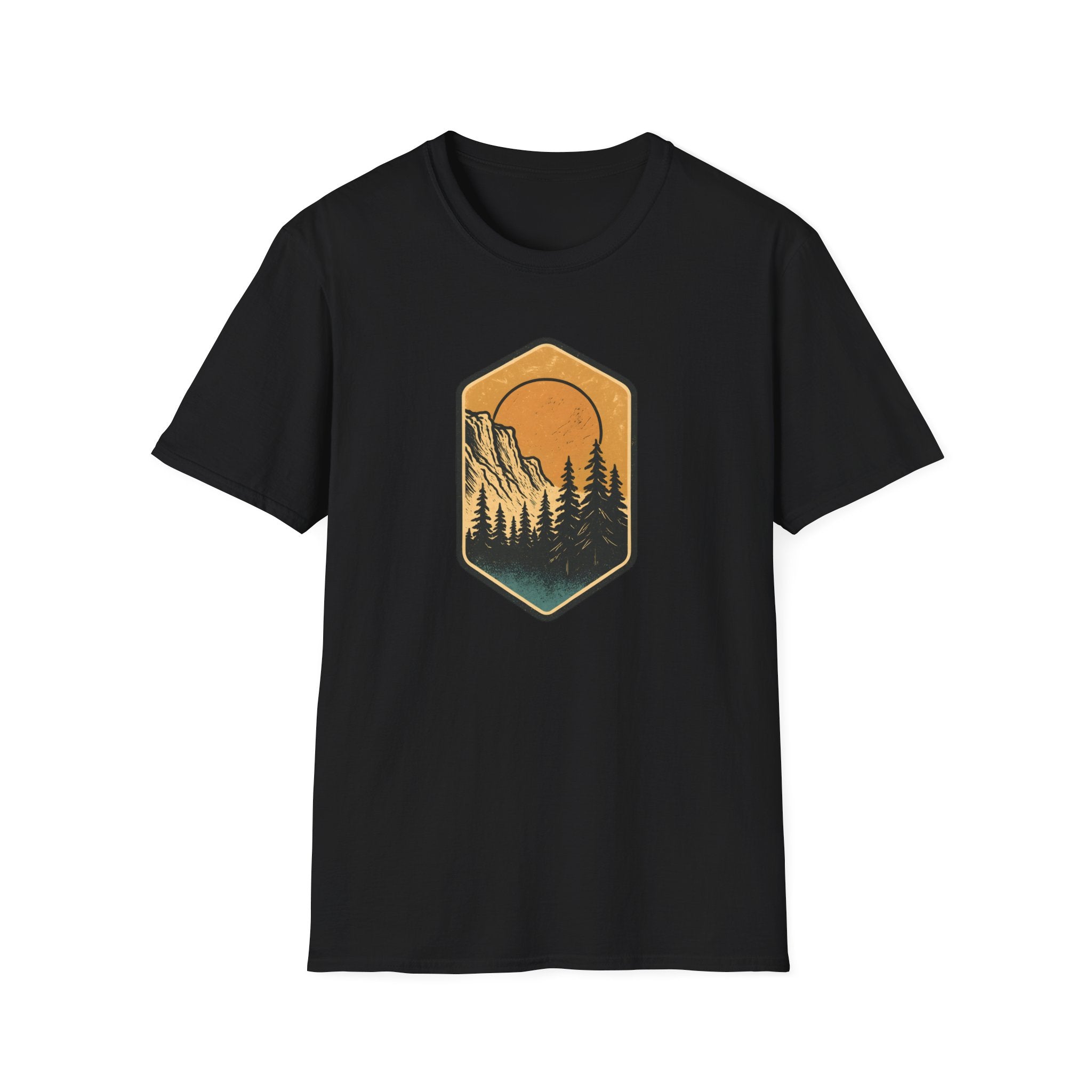 Sunset Mountain Forest T-Shirt